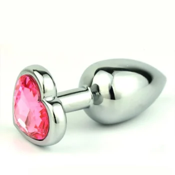 Plug Metálico Corazón talla M