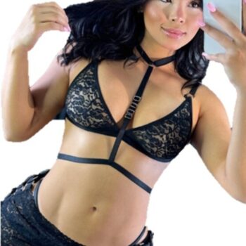 Conjunto trio falda negro